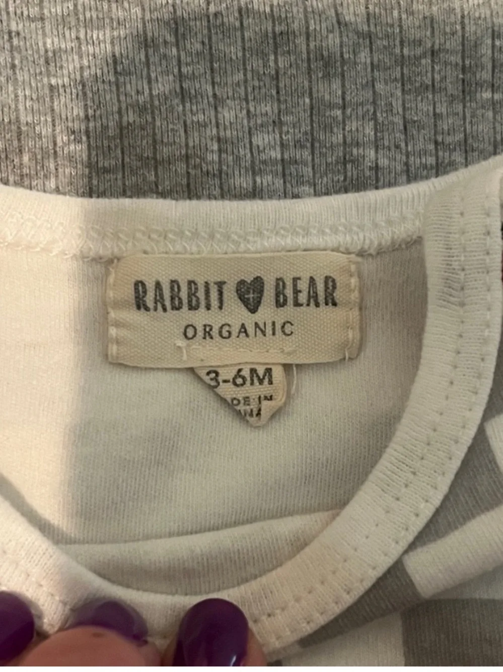 Rabbit + Bear Kids Gray and White One-Piece Bodysuit Bundle